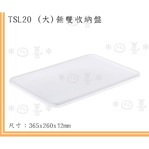臺灣製 TSL20 (大)無雙收納盤 多用途收納 無印風格 MIT造