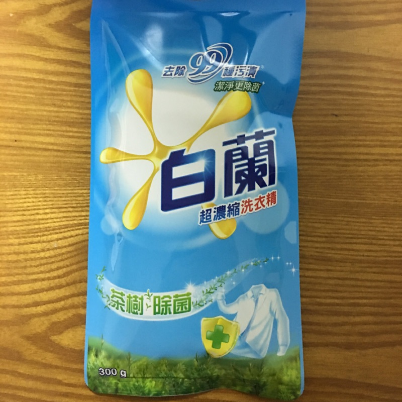 白蘭茶樹除菌超濃縮洗衣精300g