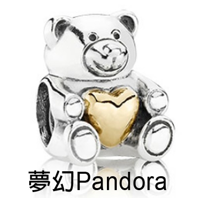 【夢幻 Pandora】@絕版品@ 送🎁首選 限量K金泰迪熊 (附愛心盒) (現貨)