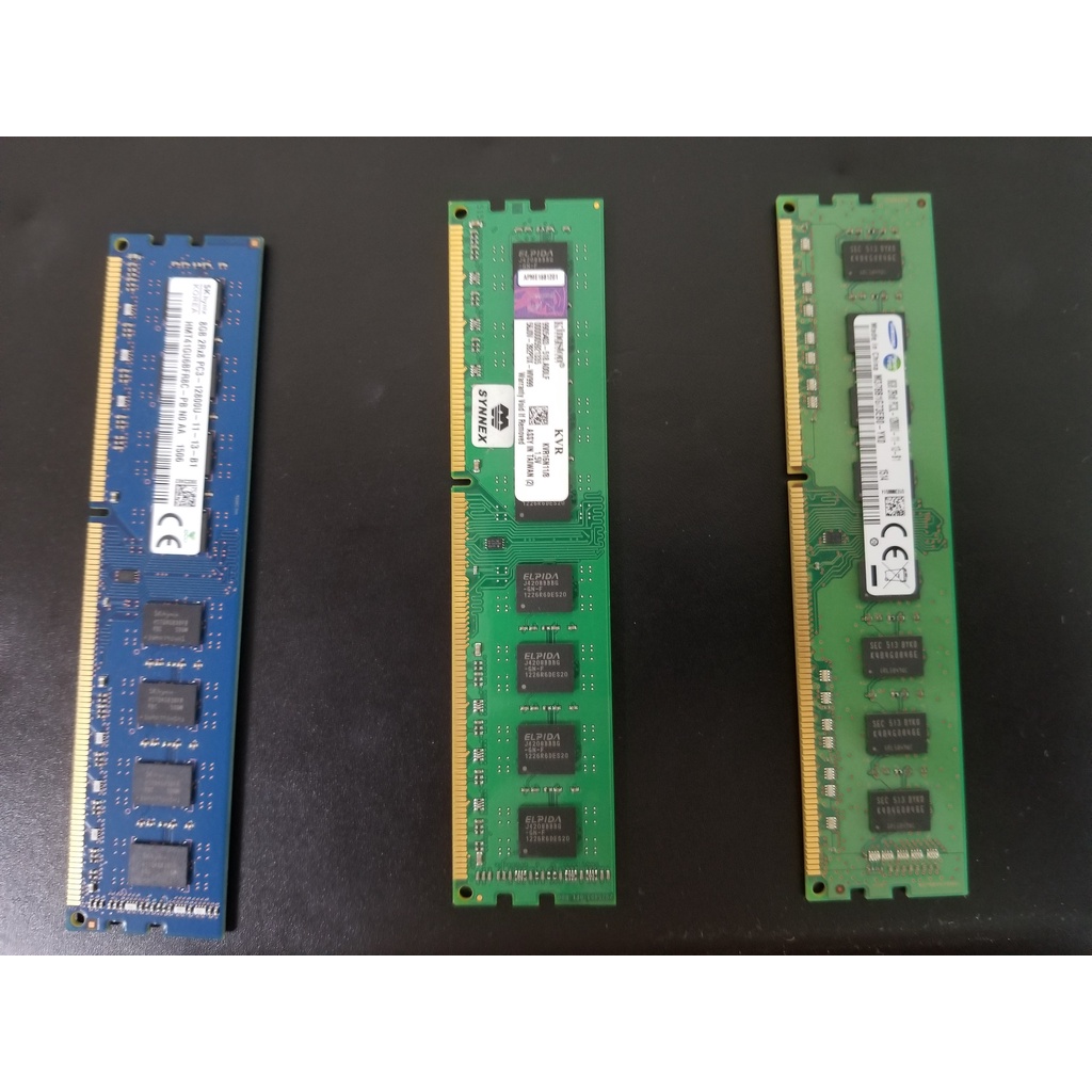 DDR3 RAM 記憶體 8G / 1600 / PC3-12800U / 雙面顆粒 / 金士頓 / 三星 / 海力士