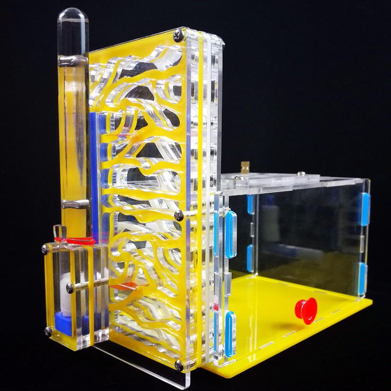 DIY亞克力螞蟻農家螞蟻屋帶飼養區昆蟲寵物螞蟻工坊螞蟻巢別墅城堡9層19 * 16 * 8.5cm