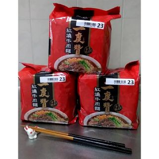 一度贊 紅燒牛肉麵 3 packs/bag