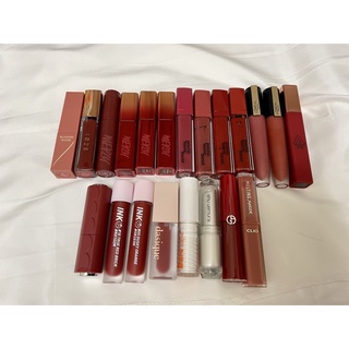 二手 唇彩斷捨離💄3CE MERZY dasique loreal peripera 1028 poetic clio