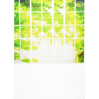 【現貨出清】室內攝影用大型白色窗戶綠蔭樹林風景背景布 (COSPLAY自拍攝影棚拍人像商業攝影道具可參考