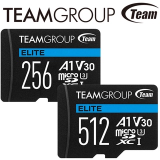 Team 十銓 512GB 256GB microSDXC TF U3 A1 V30 記憶卡 128G 512G