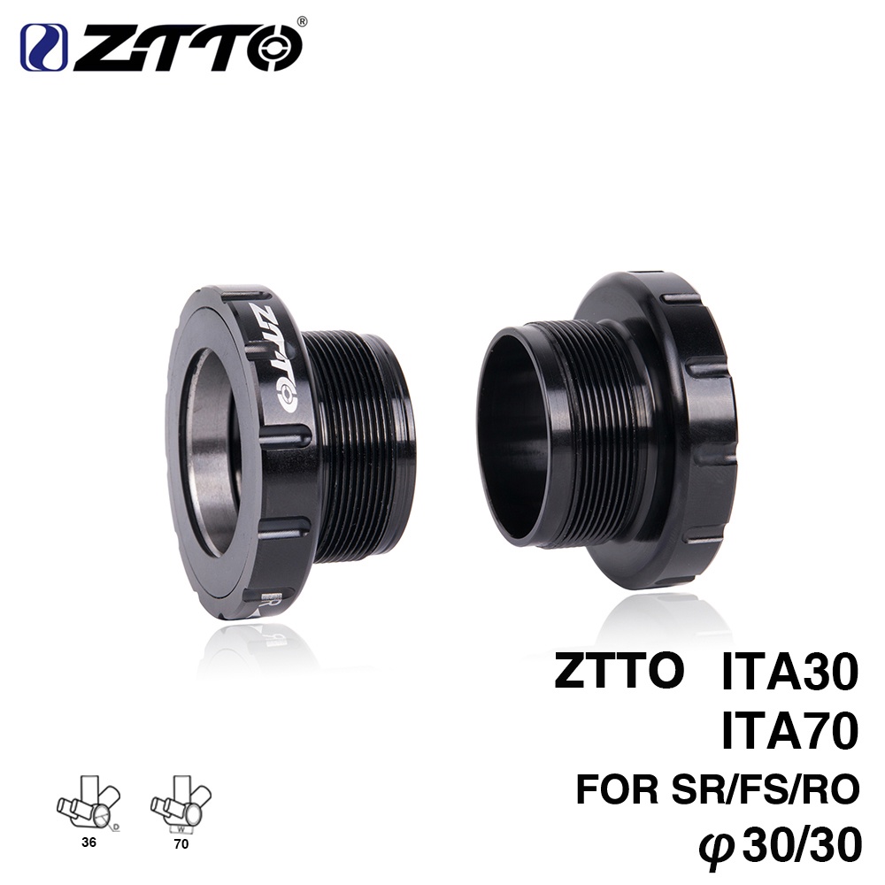 Ztto ITA30 中軸外部軸承 ITA 螺紋意大利型 MTB 公路自行車 ITA70 BB 用於零件 BB386 3