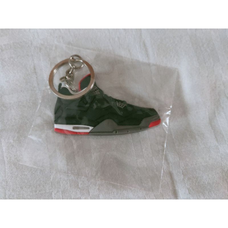 【南北貨柑仔店】Air Jordan 4代 黑紅 鑰匙圈