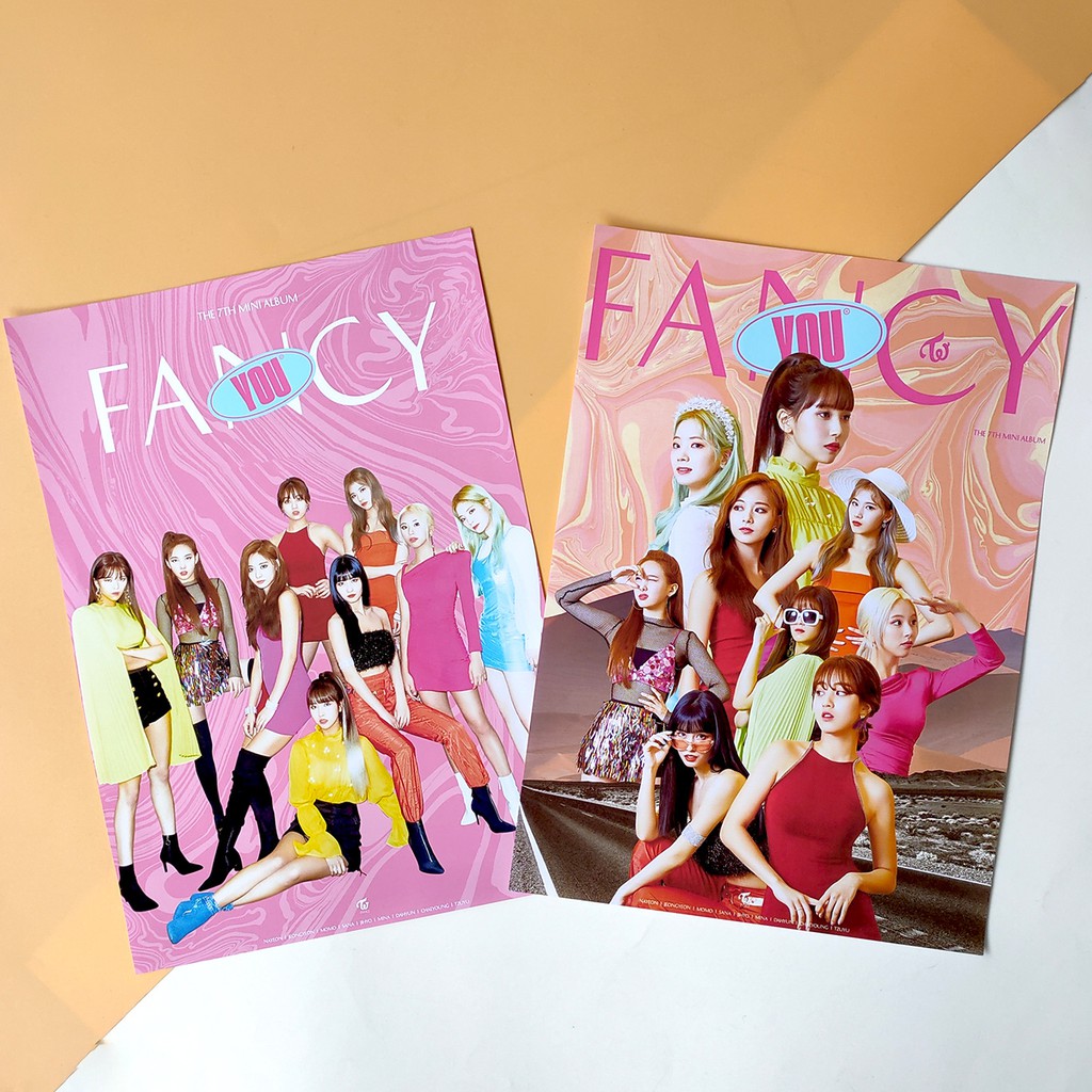 滿99起清倉特銷twice 新單曲 Fanfare 同款寫真海報不干膠墻貼明星周邊定制 蝦皮購物