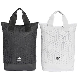 【逢甲 FUZZY】ADIDAS ROLL TOP 3D 黑色 類三宅一生 木紋 電腦包 DV0202 DV0201