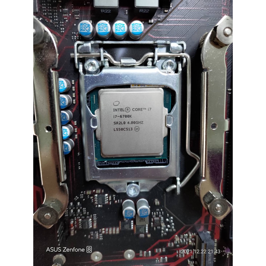 【二手商品】Intel i7-6700K msi z270 GX750 整組賣，送 高階 塔扇 全新 記憶體。