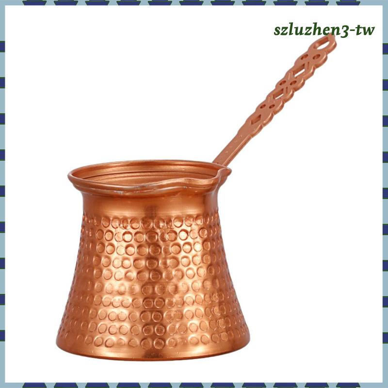 [ 限時特惠] 土耳其手工製作閃亮的銅咖啡壺鍋Moka Pot