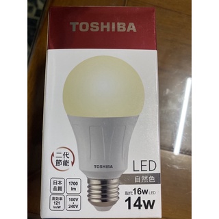 Toshiba 14w 11w廣角LED燈泡自然色