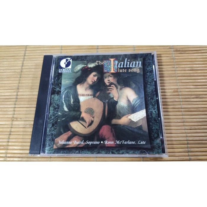 好音悅 Dorian Baird McFarlane The Italian Lute Song NIMBUS版