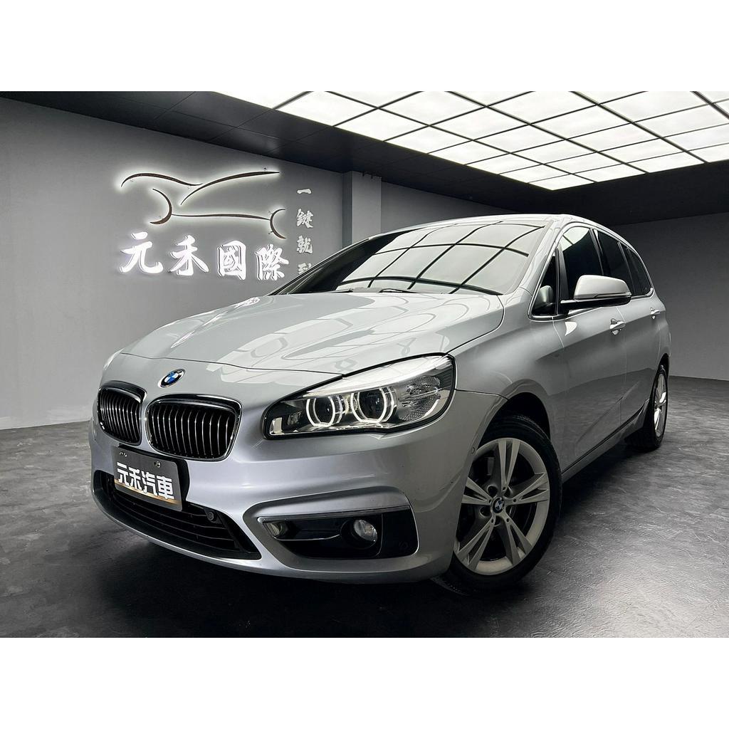 七人座柴油低里程 2015 BMW 218d Gran Tourer 七人座 F46型 非自售全額貸 已認證配保固實車價