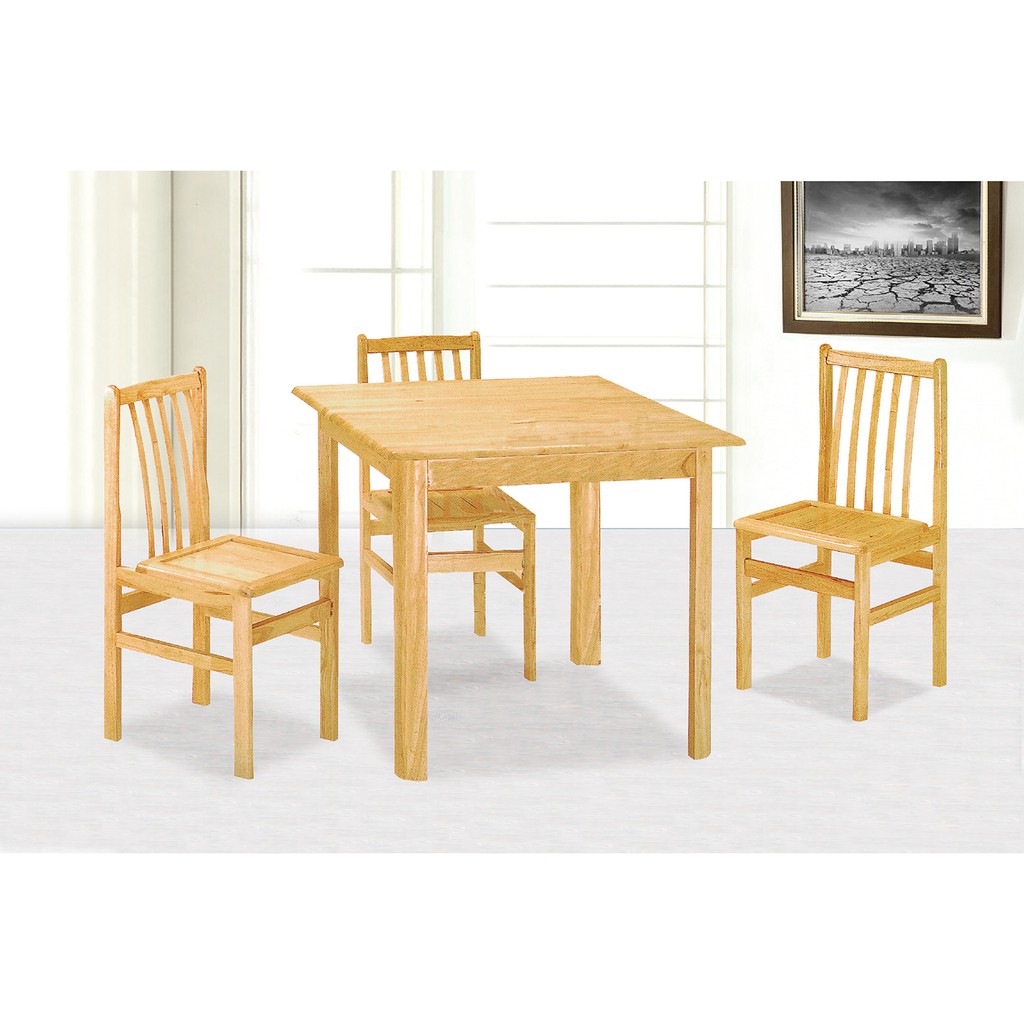 【上丞家具】台中免運 375-1 扇形腳3×3尺方餐桌 方桌 西餐桌 方餐桌 茶几 木餐桌 餐桌 餐椅