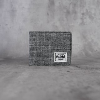 Herschel Hank Wallet RFID 10368-00919-OS Raven Crosshatch