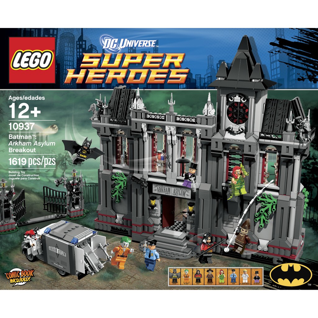 LEGO 超級英雄 蝙蝠俠 10937 Arkham Asylum Breakout 阿卡漢療養院 人偶
