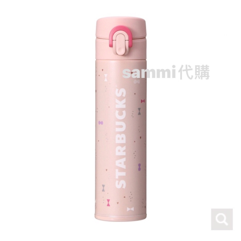 Sammi日本代購-星巴克 Starbucks 浪漫粉紅 跳彈式 保溫瓶