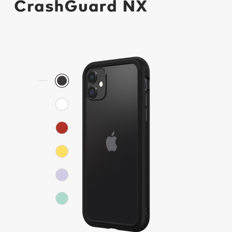 犀牛盾 RHINOSHIELD CrshGuard NX黑色 Iphone11/XR 6.1吋適用（二手）