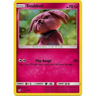 松梅桌遊舖 美版 國際版 偵探皮卡丘 15/18 Snubbull 布魯 內閃 pokemon PTCG