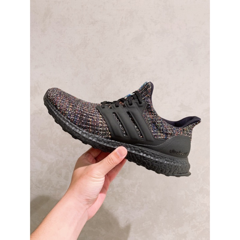 【lujiu_shop】Adidas Ultra boost 全黑彩虹編織 G54001