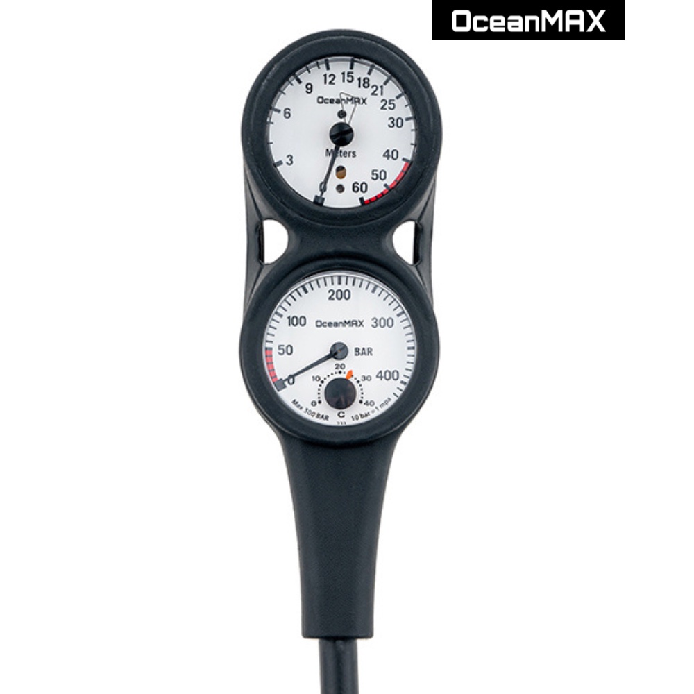 【OceanMAX】兩用錶 (深度錶/殘壓錶)｜品牌旗艦店潛水儀錶 雙錶 深度殘壓