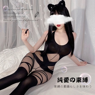 連身貓裝《FEE ET MOI》絲襪連身衣 極性貓裝 連身網衣 情趣睡衣 性感睡衣
