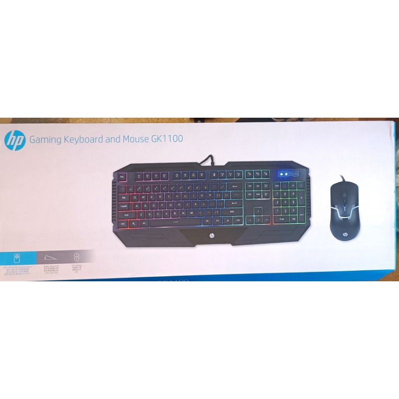 HP 惠普 鍵盤滑鼠組 Gaming Keyboard and Mouse GK1100