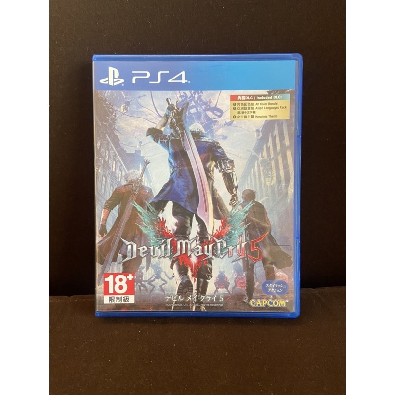 PS4 二手遊戲 惡魔獵人5 英日版，無中文語言特典