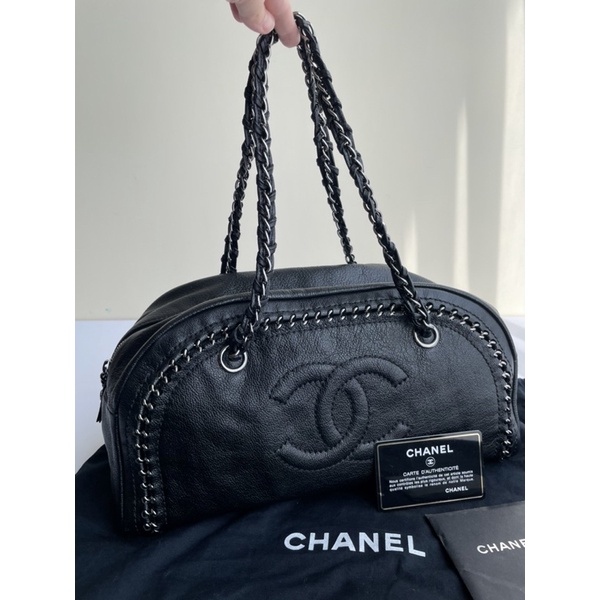 Chanel 黑色滾鏈保齡球包
