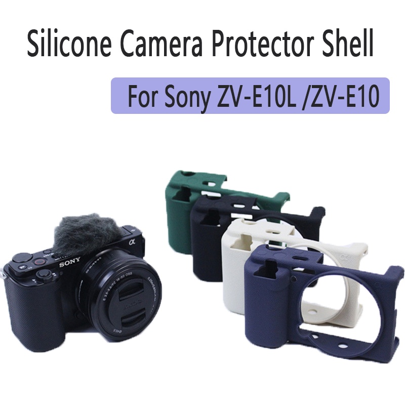 微單相機保護套 索尼 ZV-E10L Vlog  ZV-E10 相機套 ZVE10 軟橡膠外殼 相機保護殼