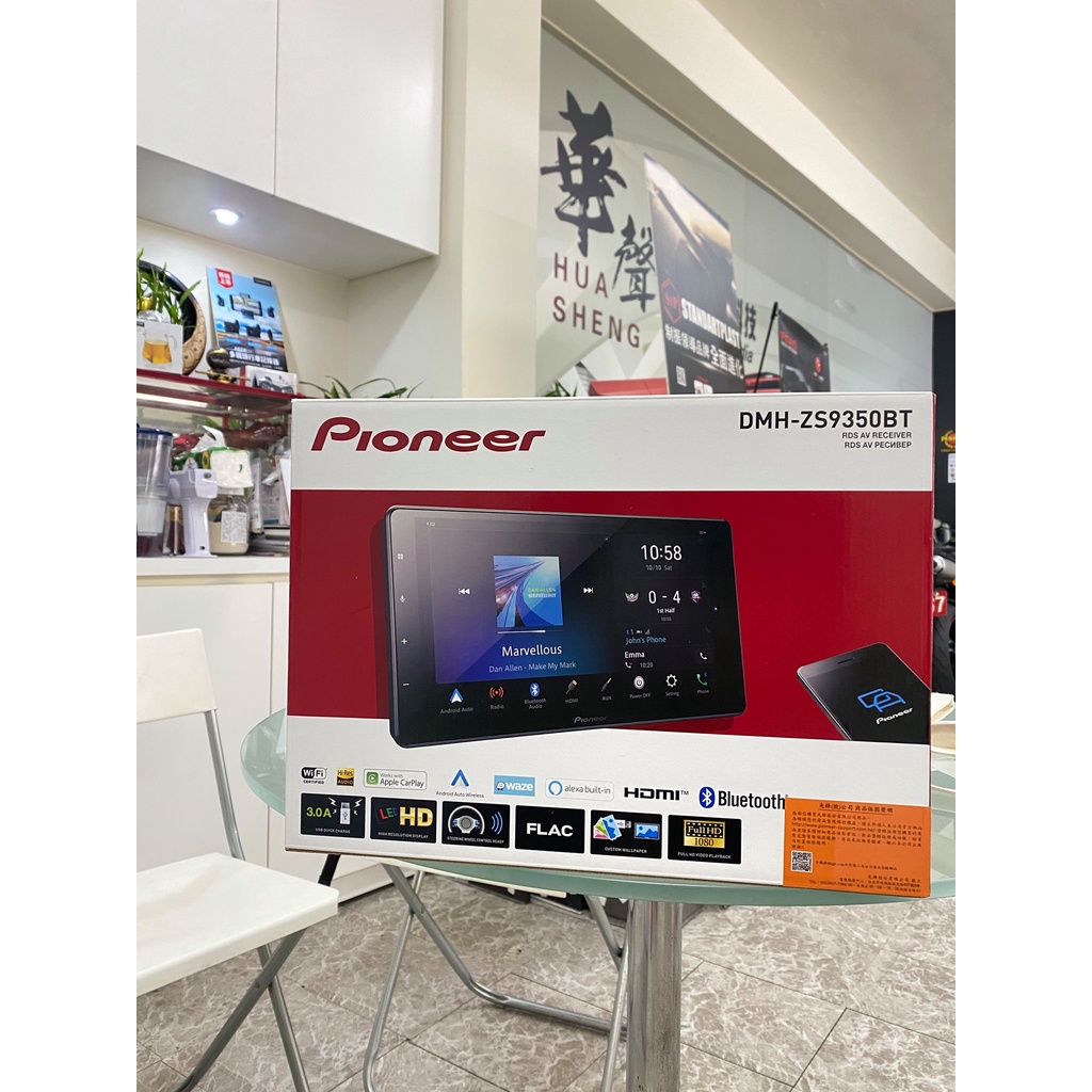 華聲車用影音科技-PIONEER ZS9350BT 高階*WiFi+無線CarPlay主機(可代客安裝)