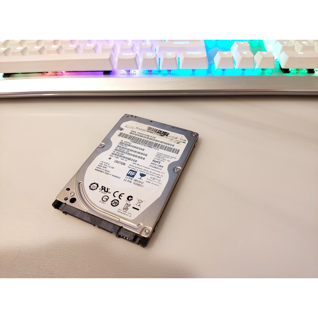 「二手良品」Seagate 500GB 2.5吋 SATA3.0 內接硬碟 薄型7mm 筆電桌電