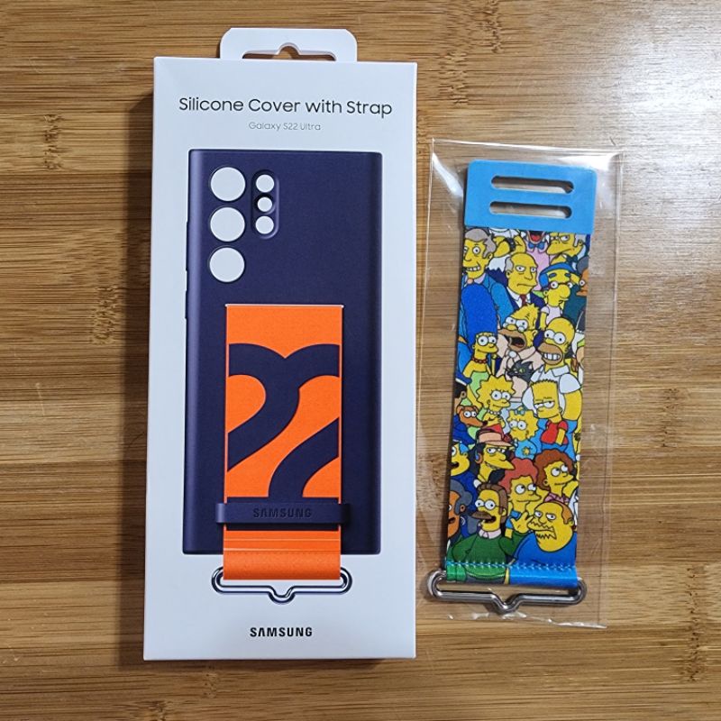 「全新未拆」Samsung Galaxy S22 Ultra 矽膠薄型背蓋 ( 附指環帶 )