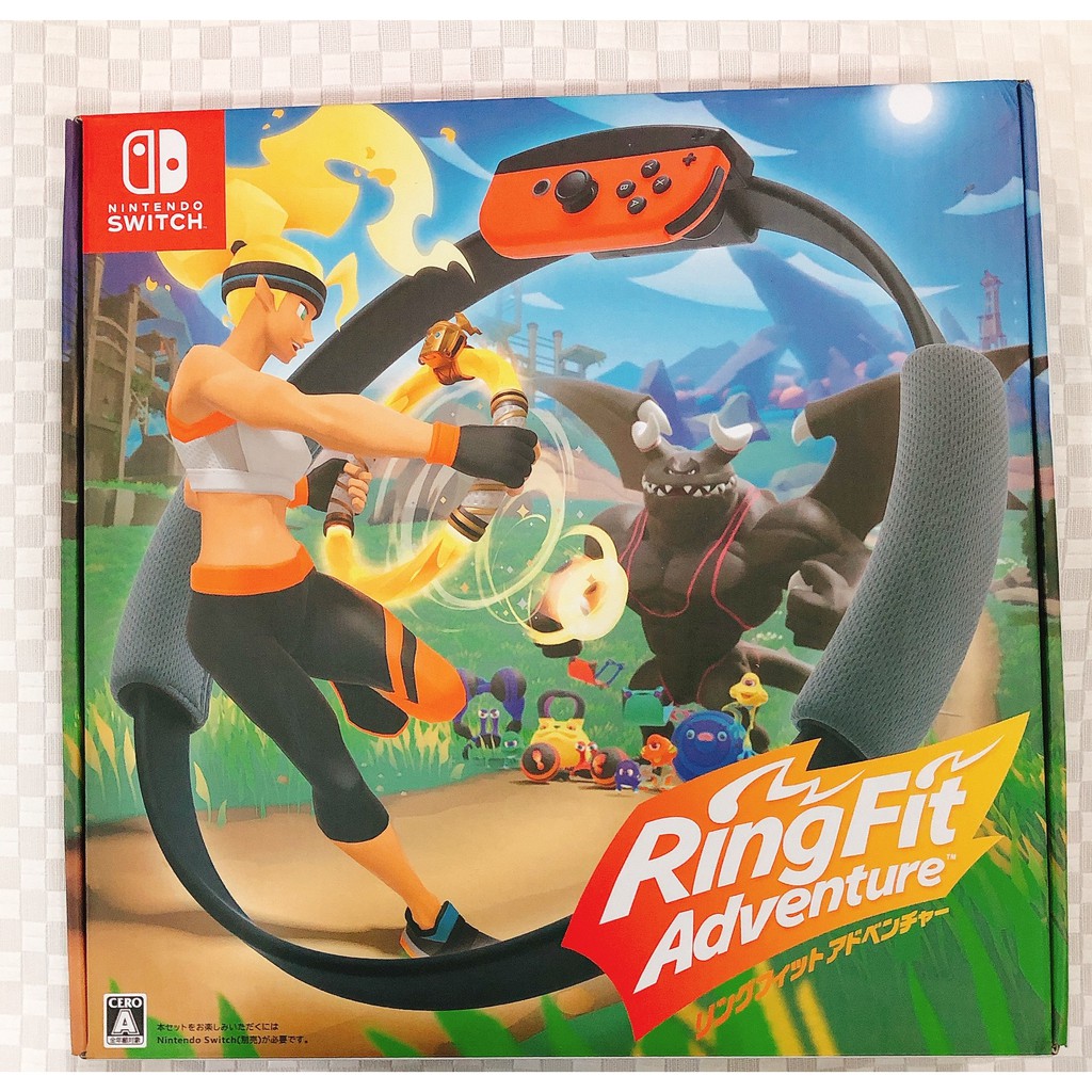 【原廠現貨！】【限量2台】 【無遊戲片!】Switch 健身環大冒險 Ring Fit Adventure