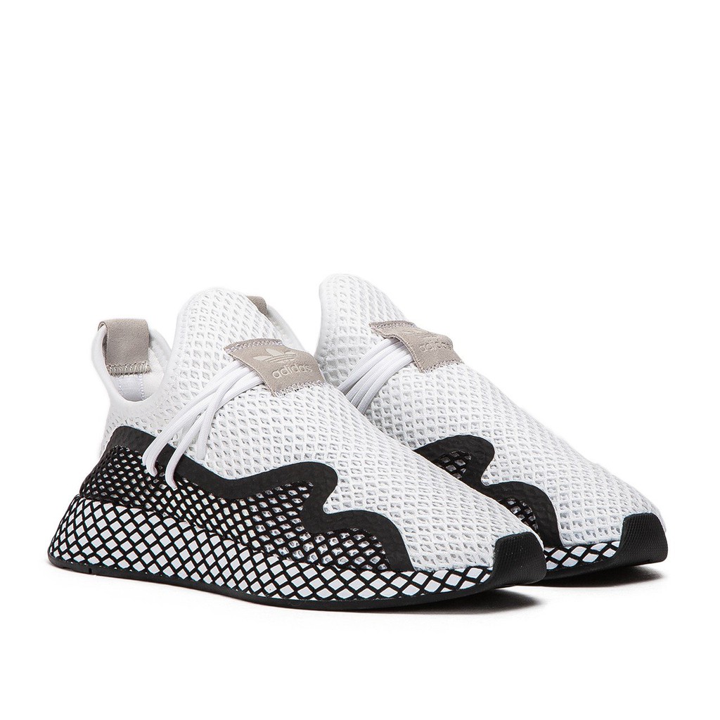Adidas Originals Deerupt S 白男鞋低筒輕量網狀運動鞋慢跑鞋BD7874 | 蝦皮購物