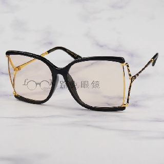 【LOOK路克眼鏡】Gucci 太陽眼鏡 大框 竹節 GG0592SK 002