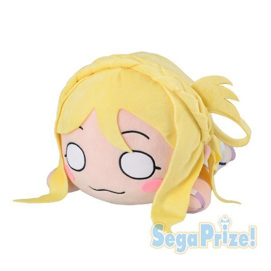 [日貨 SEGA 娃娃機景品]Love Live! 小原鞠莉 練習服 趴姿絨毛娃娃