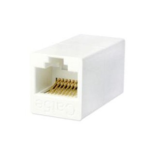 【DreamShop】原廠 RJ45 CAT.5e 網路接頭 母對母 網線直通頭 網線延長器