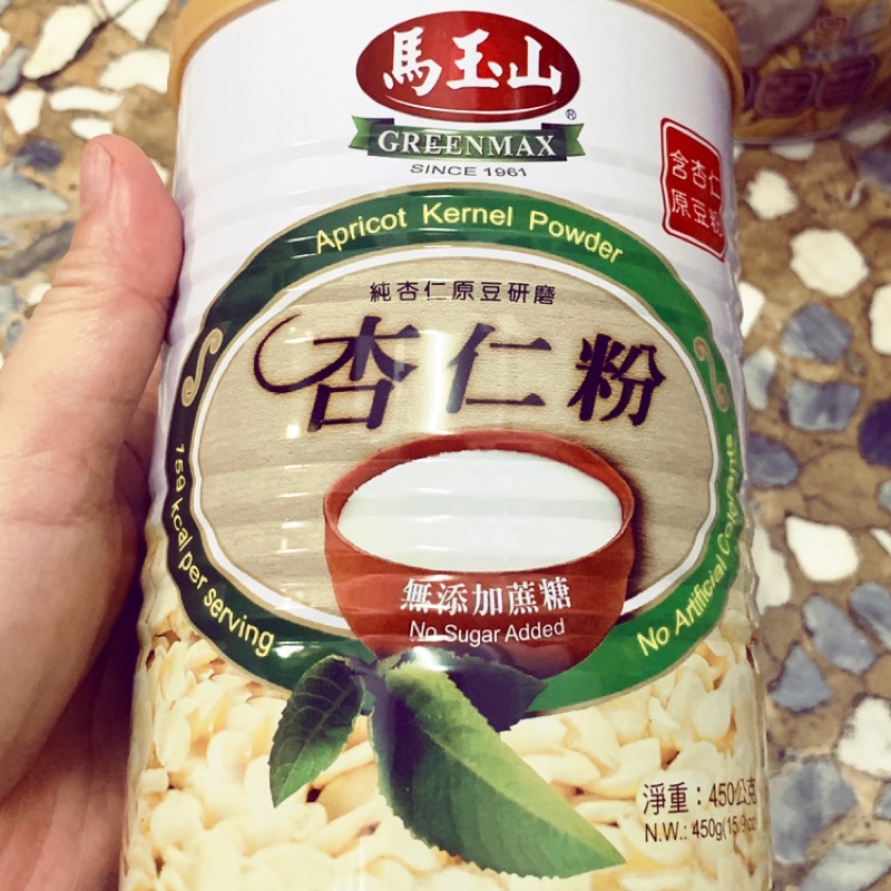 《馬玉山》無糖杏仁粉(450g),保存期限2020.03.25