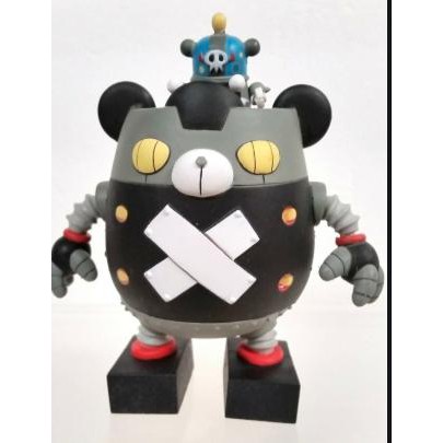 C-3  櫃 ：   MEGAHOUSE PANDA-Z 熊貓鐵金剛 黑 地鼠 機器人 　天貴玩具店