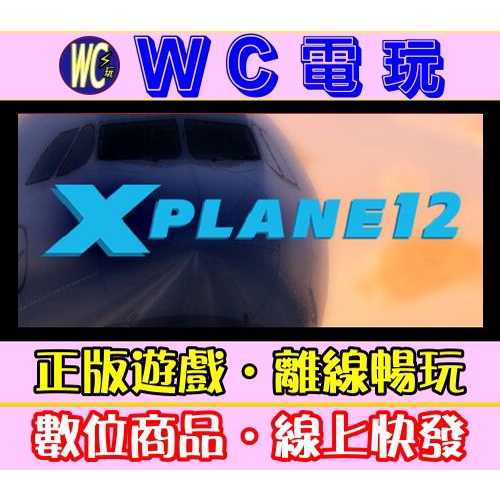【WC電玩】模擬飛行 12 含DLC 中文版 X-Plane 12 PC離線暢玩STEAM遊戲 X Plane 12