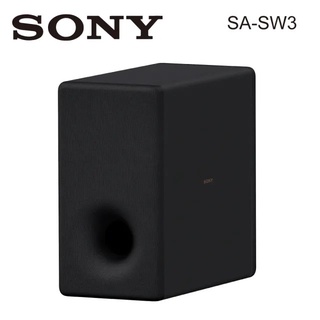 限時特惠 SONY索尼 SA-SW3 【領券再折+蝦幣10%回饋】無線重低音揚聲器 家庭劇院 聲霸 公司貨