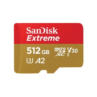 SanDisk Extreme microSDXC 512GB V30 U3 A2 190MB/130MB/s 讀/寫