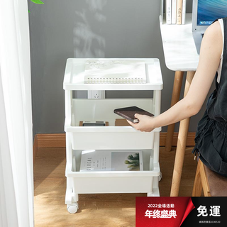 【免運/出口廠家】出口日本小推車置物架落地臥室廚房移動零食浴室衛生間儲物收納架【娟姐的賣場】