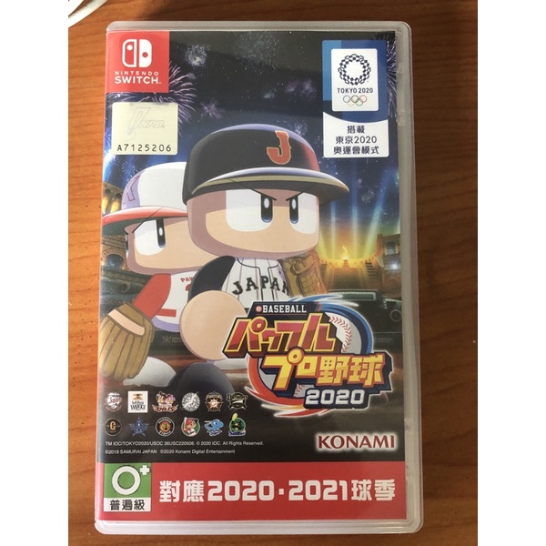 switch 遊戲片 實況野球2020 日文版 （該遊戲沒出過中文)