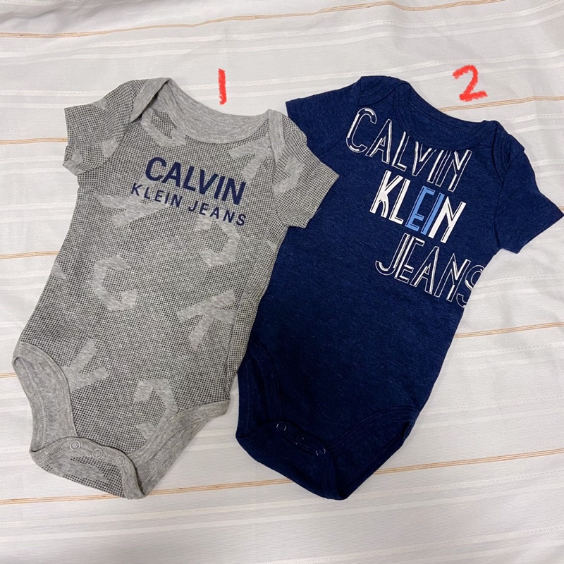 Calvin Klein 童裝 嬰幼兒 新生兒 包屁衣3-6m