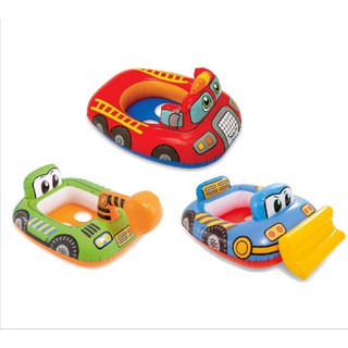 💕禮品苑💕[現貨] 美國 INTEX 兒童造型泳圈 消防車泳圈 挖土機泳圈 飛機泳圈 嬰兒泳圈 嬰兒泳具