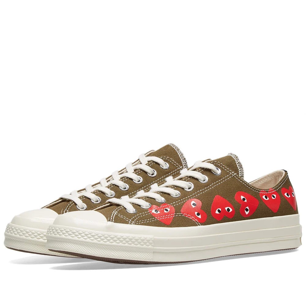 comme de garcons converse multi heart