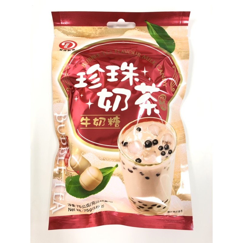 綠得-珍珠奶茶牛奶糖75克